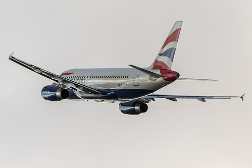 British Airways Airbus A319-100 G-EUOF at London Heathrow Airport (EGLL/LHR) British Airways Airbus A319-100 G-EUOF at London Heathrow Airport (EGLL/LHR)