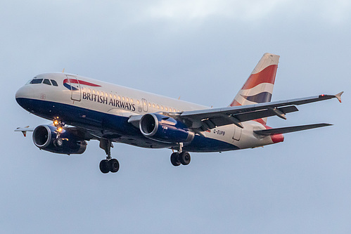 British Airways Airbus A319-100 G-EUPB at London Heathrow Airport (EGLL/LHR) British Airways Airbus A319-100 G-EUPB at London Heathrow Airport (EGLL/LHR)