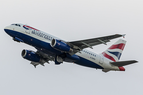 British Airways Airbus A319-100 G-EUPU at London Heathrow Airport (EGLL/LHR)