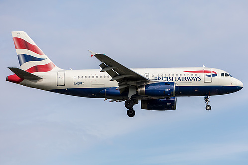 British Airways Airbus A319-100 G-EUPX at London Heathrow Airport (EGLL/LHR)
