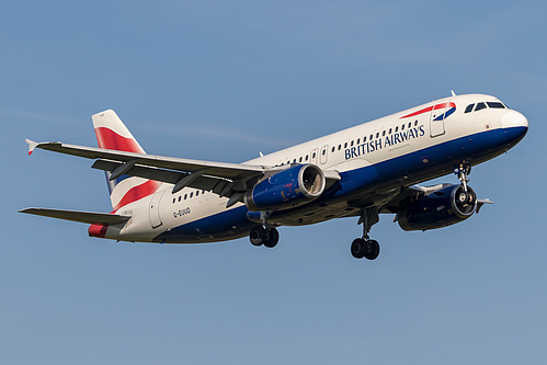 British Airways Airbus A320-200 G-EUUD at London Heathrow Airport (EGLL/LHR) British Airways Airbus A320-200 G-EUUD at London Heathrow Airport (EGLL/LHR)