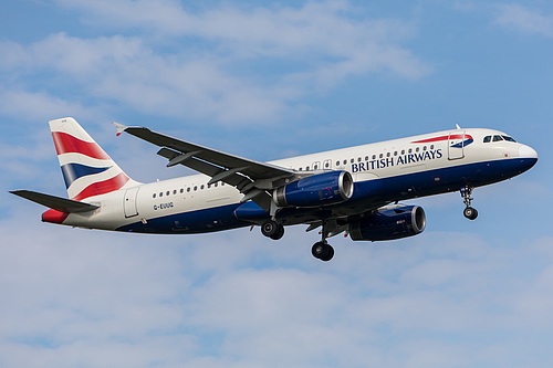 British Airways Airbus A320-200 G-EUUG at London Heathrow Airport (EGLL/LHR) British Airways Airbus A320-200 G-EUUG at London Heathrow Airport (EGLL/LHR)