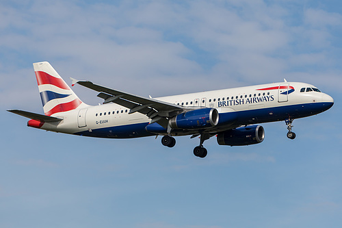 British Airways Airbus A320-200 G-EUUH at London Heathrow Airport (EGLL/LHR)