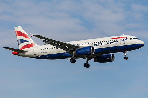 British Airways Airbus A320-200 G-EUUH at London Heathrow Airport (EGLL/LHR) British Airways Airbus A320-200 G-EUUH at London Heathrow Airport (EGLL/LHR)