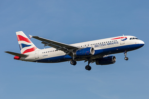 British Airways Airbus A320-200 G-EUUJ at London Heathrow Airport (EGLL/LHR) British Airways Airbus A320-200 G-EUUJ at London Heathrow Airport (EGLL/LHR)