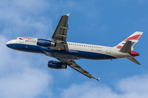 British Airways Airbus A320-200 G-EUUM at London Heathrow Airport (EGLL/LHR) British Airways Airbus A320-200 G-EUUM at London Heathrow Airport (EGLL/LHR)