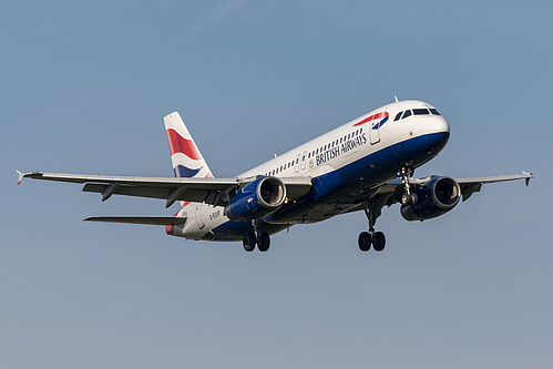 British Airways Airbus A320-200 G-EUUP at London Heathrow Airport (EGLL/LHR)