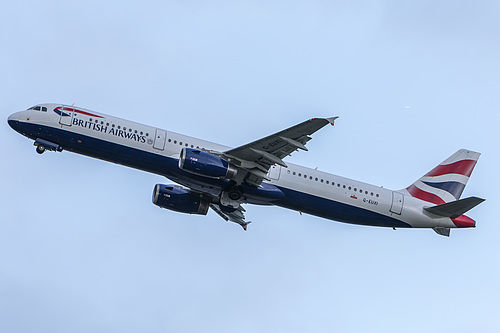 British Airways Airbus A321-200 G-EUXI at London Heathrow Airport (EGLL/LHR) British Airways Airbus A321-200 G-EUXI at London Heathrow Airport (EGLL/LHR)