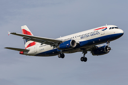 British Airways Airbus A320-200 G-EUYK at London Heathrow Airport (EGLL/LHR) British Airways Airbus A320-200 G-EUYK at London Heathrow Airport (EGLL/LHR)