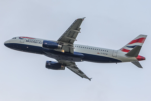 British Airways Airbus A320-200 G-EUYM at London Heathrow Airport (EGLL/LHR)