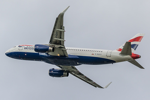 British Airways Airbus A320-200 G-EUYT at London Heathrow Airport (EGLL/LHR) British Airways Airbus A320-200 G-EUYT at London Heathrow Airport (EGLL/LHR)