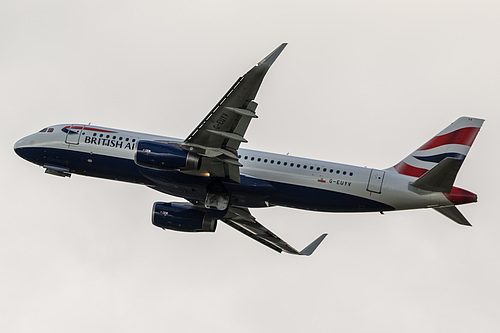 British Airways Airbus A320-200 G-EUYV at London Heathrow Airport (EGLL/LHR)