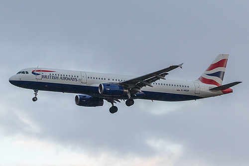 British Airways Airbus A321-200 G-MEDF at London Heathrow Airport (EGLL/LHR) British Airways Airbus A321-200 G-MEDF at London Heathrow Airport (EGLL/LHR)