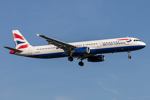 British Airways Airbus A321-200 G-MEDN at London Heathrow Airport (EGLL/LHR) British Airways Airbus A321-200 G-MEDN at London Heathrow Airport (EGLL/LHR)