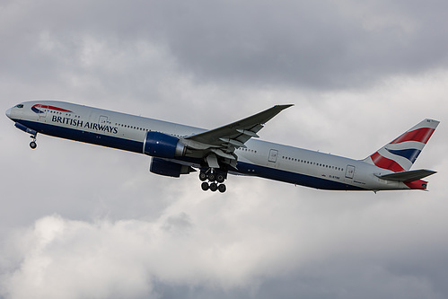 British Airways Boeing 777-300ER G-STBE at London Heathrow Airport (EGLL/LHR) British Airways Boeing 777-300ER G-STBE at London Heathrow Airport (EGLL/LHR)
