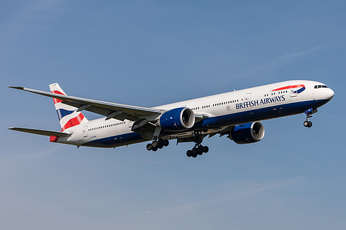 British Airways Boeing 777-300ER G-STBH at London Heathrow Airport (EGLL/LHR) British Airways Boeing 777-300ER G-STBH at London Heathrow Airport (EGLL/LHR)