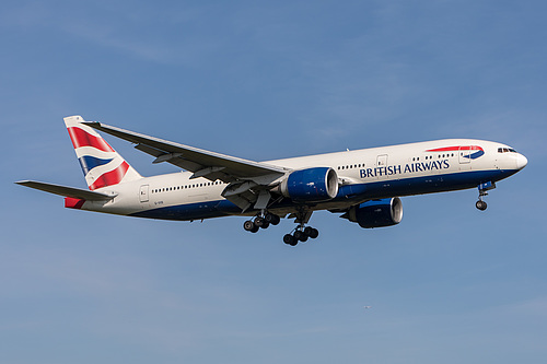 British Airways Boeing 777-200ER G-VIIS at London Heathrow Airport (EGLL/LHR)