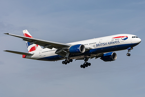 British Airways Boeing 777-200ER G-YMMK at London Heathrow Airport (EGLL/LHR)