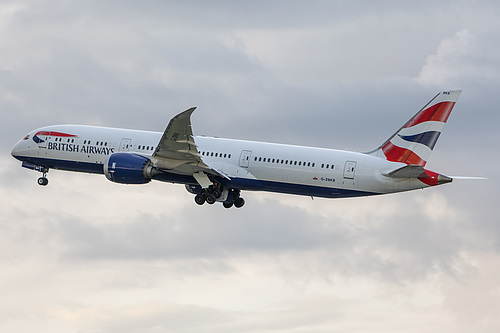 British Airways Boeing 787-9 G-ZBKB at London Heathrow Airport (EGLL/LHR)