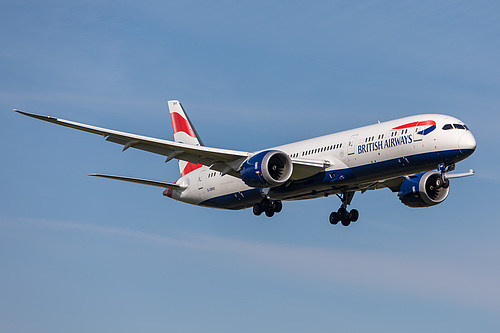 British Airways Boeing 787-9 G-ZBKE at London Heathrow Airport (EGLL/LHR)