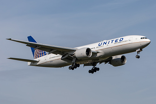 United Airlines Boeing 777-200ER N27015 at London Heathrow Airport (EGLL/LHR)
