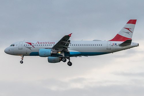 Austrian Airlines Airbus A320-200 OE-LBS at London Heathrow Airport (EGLL/LHR)