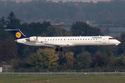 Lufthansa CityLine Canadair CRJ-900 D-ACKK at Munich International Airport (EDDM/MUC)