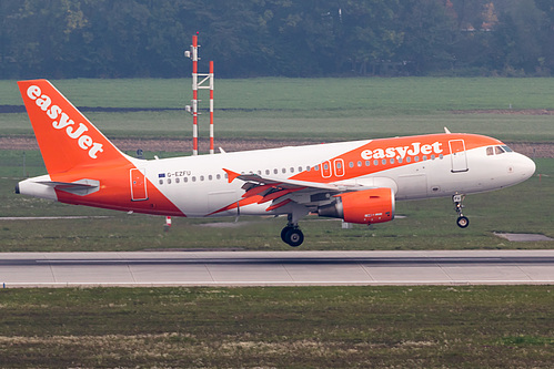 EasyJet Airbus A319-100 G-EZFU at Munich International Airport (EDDM/MUC)