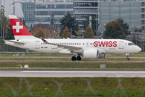 Swiss International Air Lines Bombardier CS100 HB-JBB at Munich International Airport (EDDM/MUC)