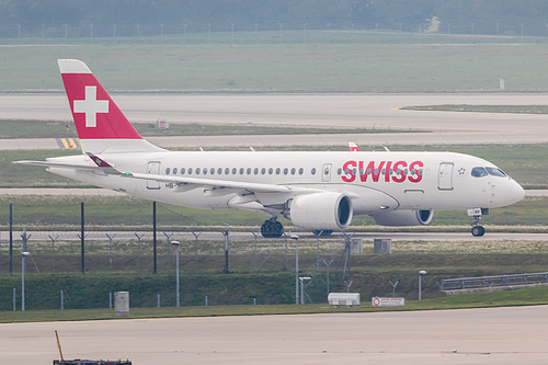 Swiss International Air Lines Bombardier CS100 HB-JBF at Munich International Airport (EDDM/MUC)