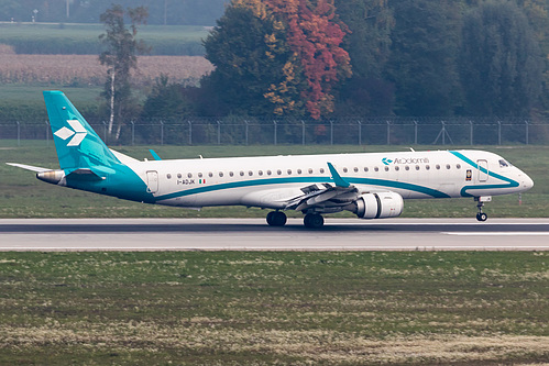 Air Dolomiti Embraer ERJ-195 I-ADJK at Munich International Airport (EDDM/MUC) Air Dolomiti Embraer ERJ-195 I-ADJK at Munich International Airport (EDDM/MUC)