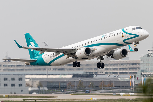 Air Dolomiti Embraer ERJ-195 I-ADJM at Munich International Airport (EDDM/MUC)