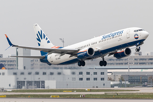 SunExpress Boeing 737-800 TC-SNO at Munich International Airport (EDDM/MUC)