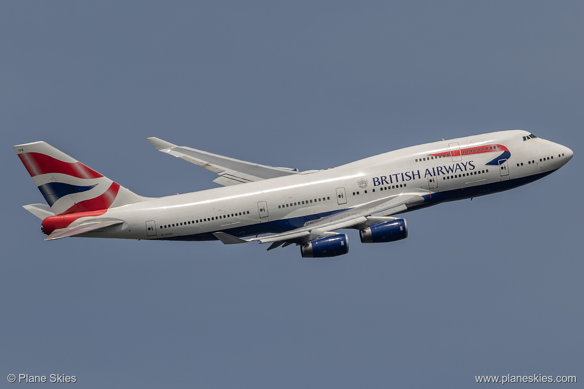 British Airways Boeing 747-400 G-CIVS at London Heathrow Airport (EGLL/LHR) British Airways Boeing 747-400 G-CIVS at London Heathrow Airport (EGLL/LHR)
