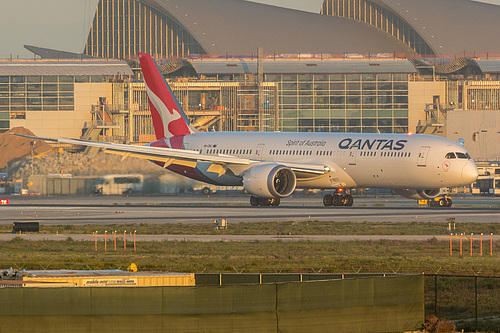 Qantas Boeing 787-9 VH-ZNC at Los Angeles International Airport (KLAX/LAX)