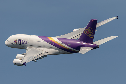 Thai Airways Airbus A380-800 HS-TUC at London Heathrow Airport (EGLL/LHR)