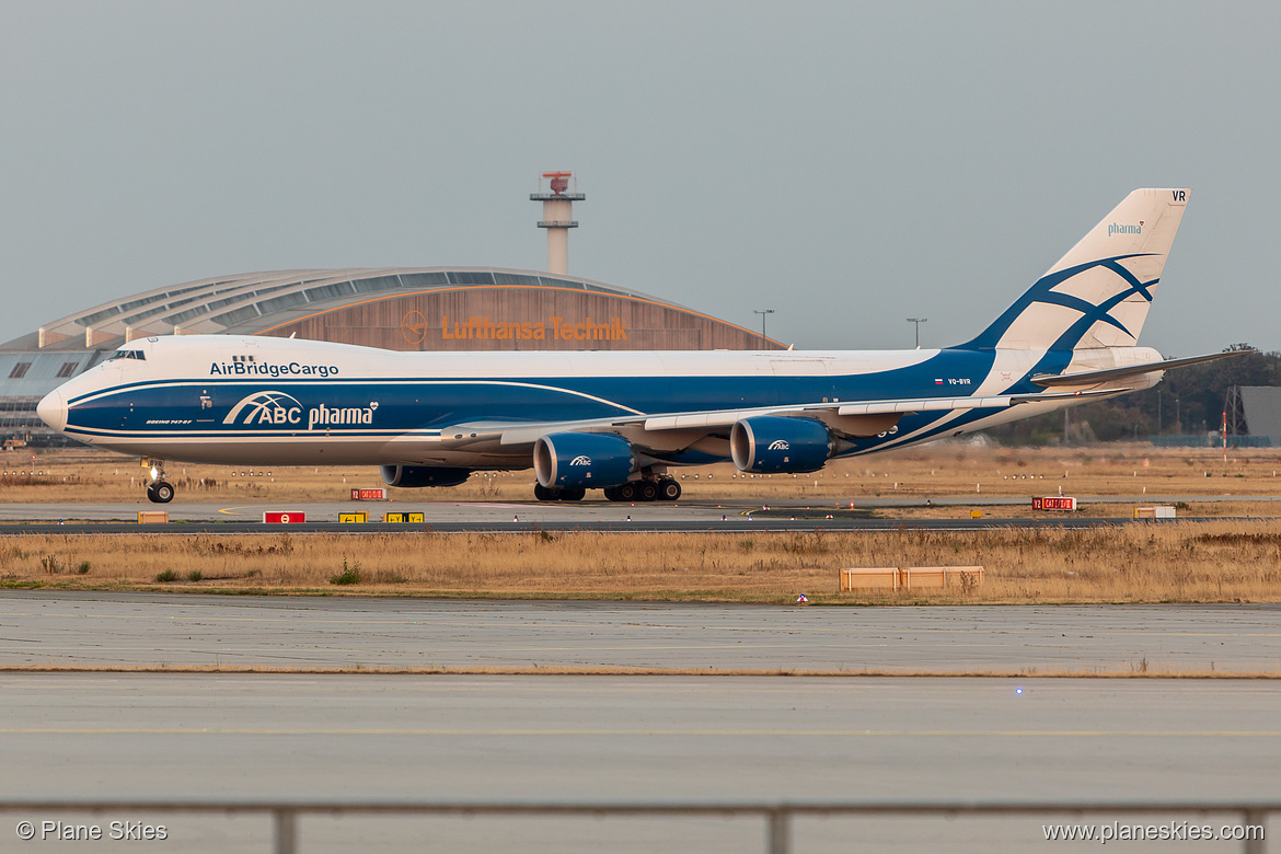 AirBridge Cargo Boeing 747-8F VQ-BVR at Frankfurt am Main International Airport (EDDF/FRA)