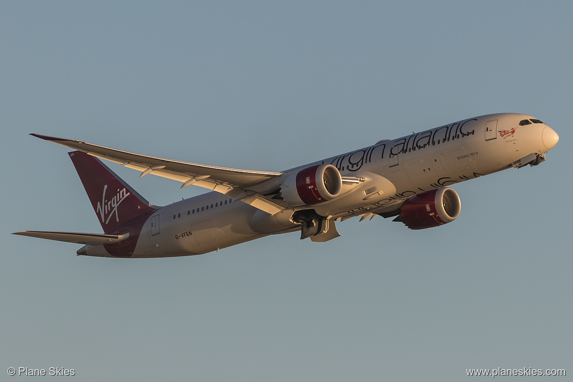 Virgin Atlantic Boeing 787-9 G-VFAN at Los Angeles International Airport (KLAX/LAX)