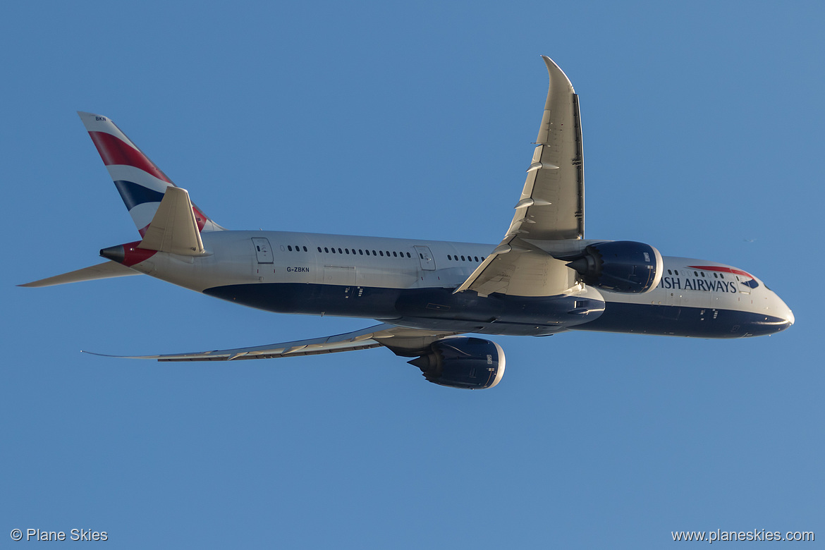 British Airways Boeing 787-9 G-ZBKN at Los Angeles International Airport (KLAX/LAX) British Airways Boeing 787-9 G-ZBKN at Los Angeles International Airport (KLAX/LAX)