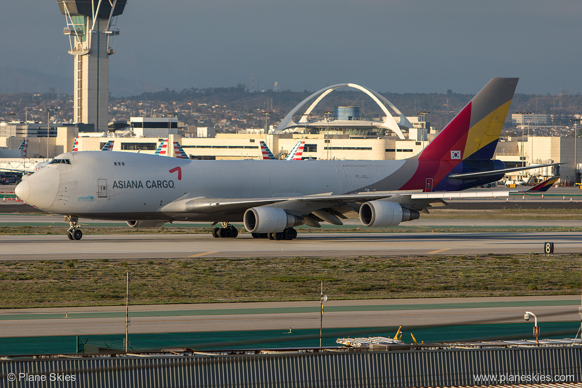 Asiana Airlines Boeing 747-400F HL7616 at Los Angeles International Airport (KLAX/LAX)