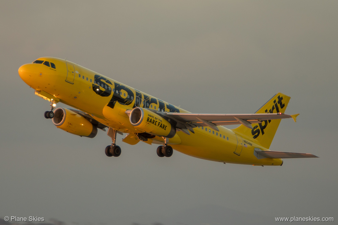 Spirit Airlines Airbus A320-200 N604NK at Los Angeles International Airport (KLAX/LAX)