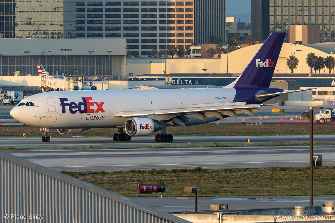 FedEx Airbus A300-600F N730FD at Los Angeles International Airport (KLAX/LAX)