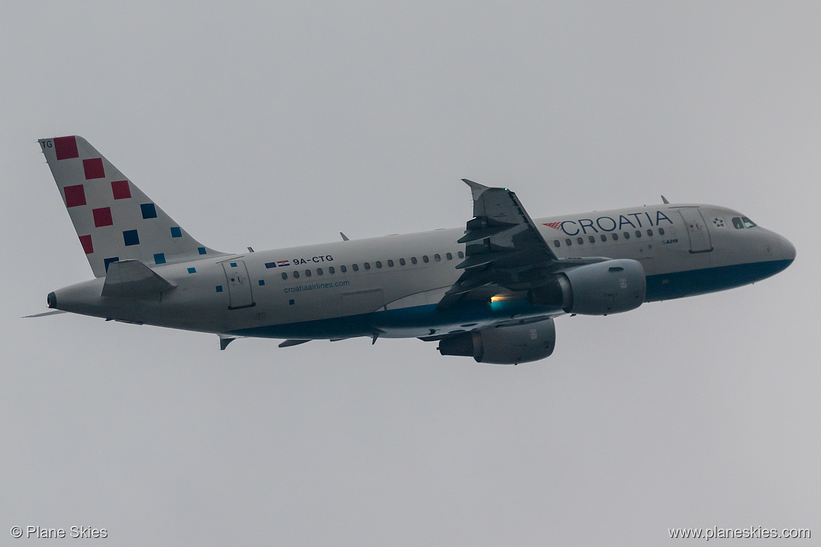 Croatia Airlines Airbus A319-100 9A-CTG at London Heathrow Airport (EGLL/LHR)