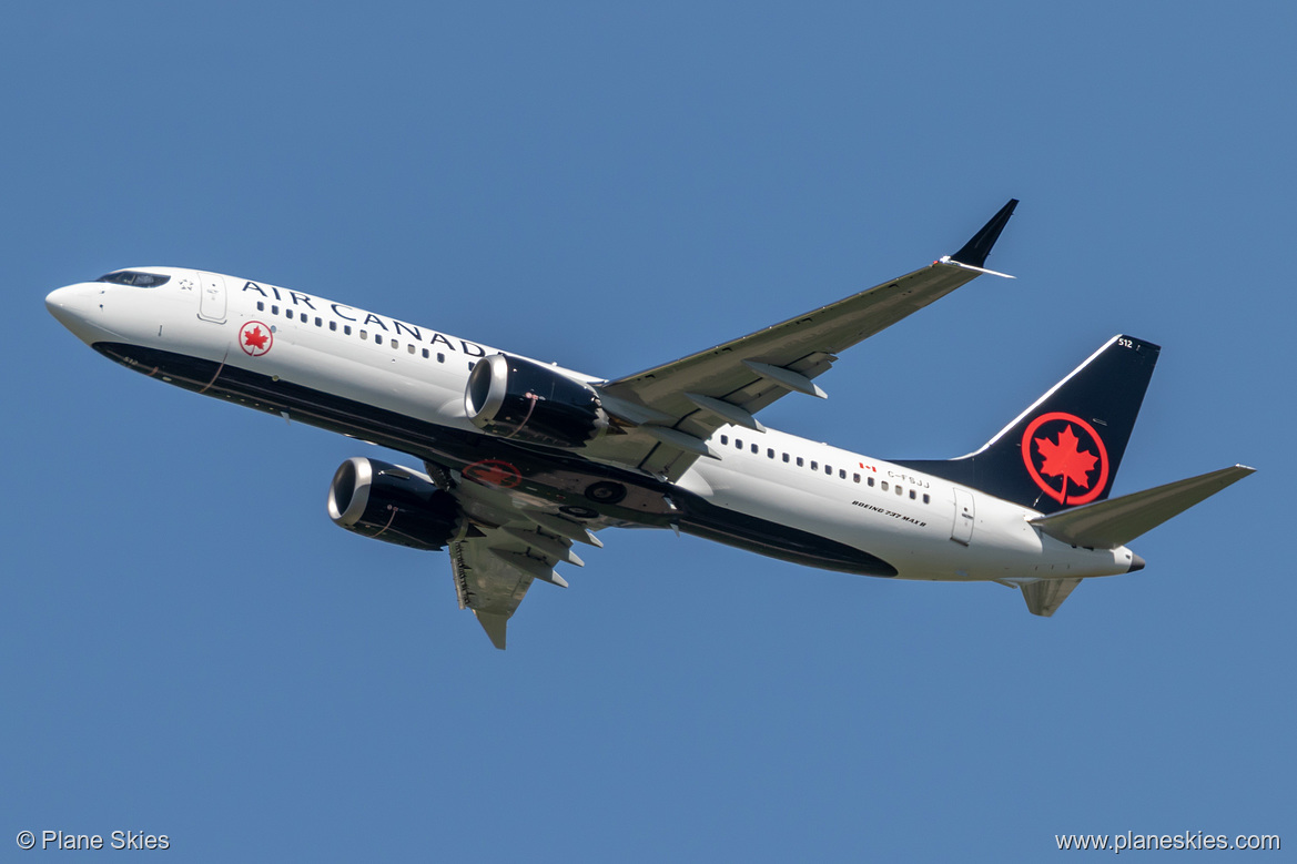 Air Canada Boeing 737 MAX 8 C-FSJJ at London Heathrow Airport (EGLL/LHR)