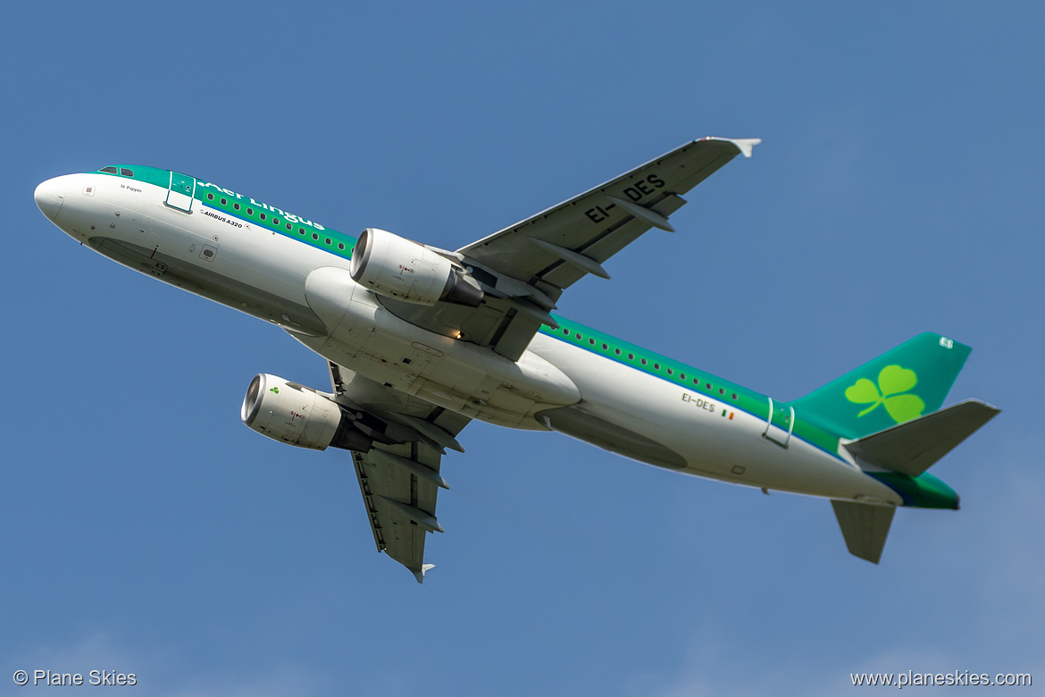 Aer Lingus Airbus A320-200 EI-DES at London Heathrow Airport (EGLL/LHR)