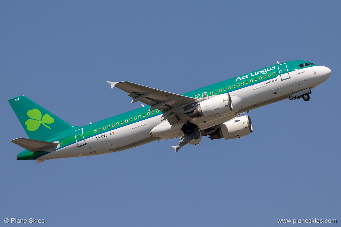 Aer Lingus Airbus A320-200 EI-DVJ at London Heathrow Airport (EGLL/LHR) Aer Lingus Airbus A320-200 EI-DVJ at London Heathrow Airport (EGLL/LHR)