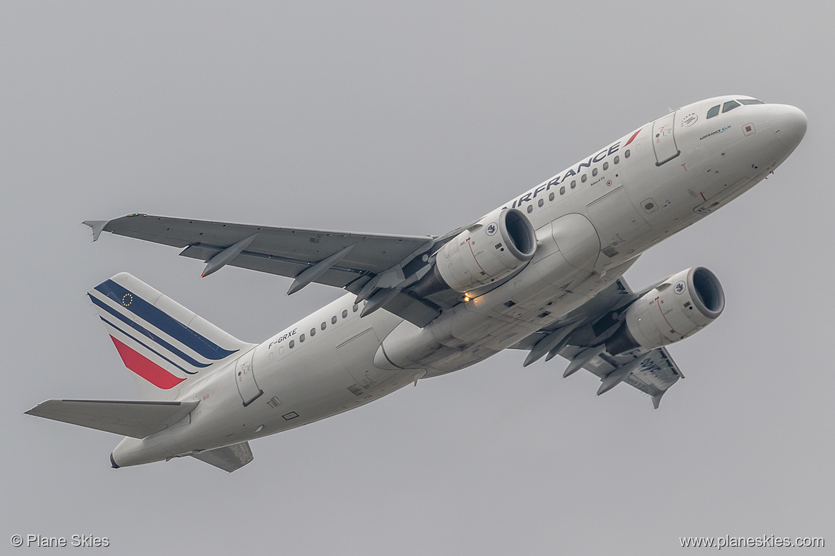 Air France Airbus A319-100 F-GRXE at London Heathrow Airport (EGLL/LHR)