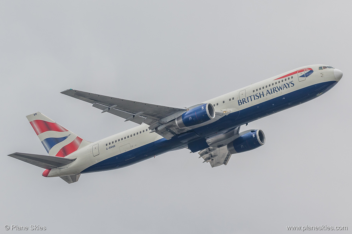 British Airways Boeing 767-300ER G-BNWB at London Heathrow Airport (EGLL/LHR)