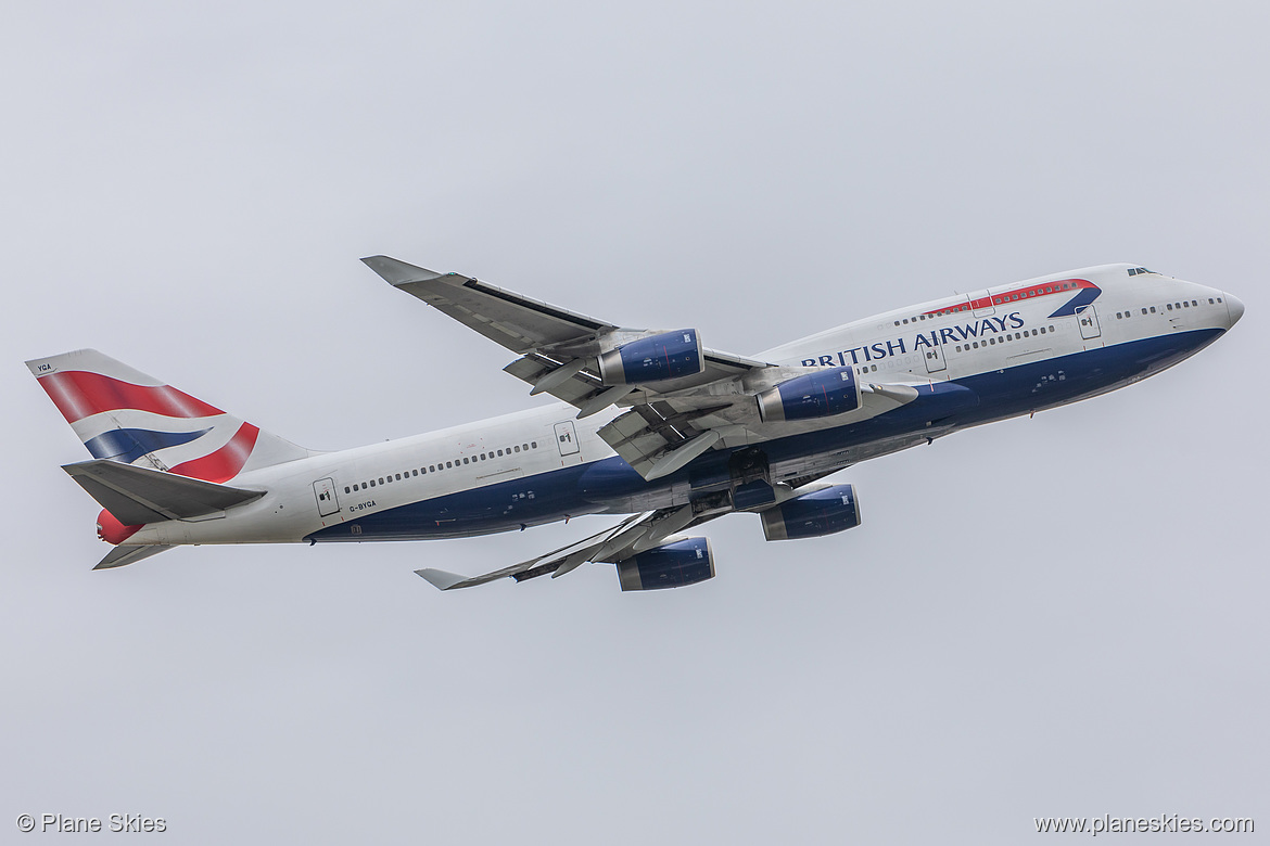 British Airways Boeing 747-400 G-BYGA at London Heathrow Airport (EGLL/LHR)
