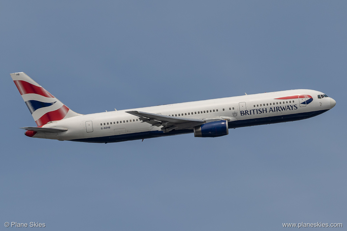 British Airways Boeing 767-300ER G-BZHB at London Heathrow Airport (EGLL/LHR) British Airways Boeing 767-300ER G-BZHB at London Heathrow Airport (EGLL/LHR)